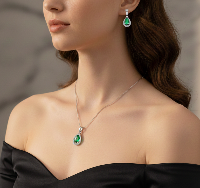 Conjunto Emerald Drop
