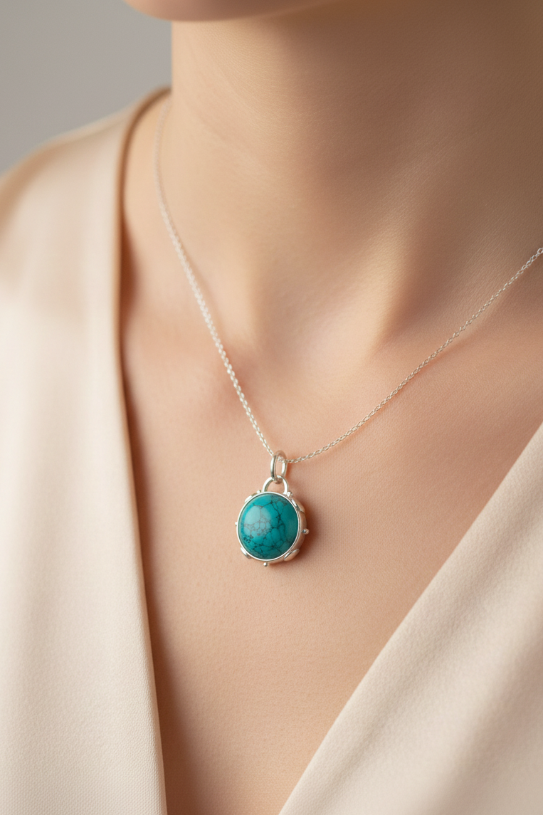 Colgante Turquoise Orb